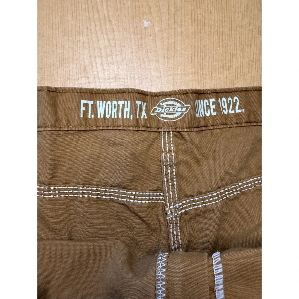Dickies Relaxed Fit Carpenter Pants Mens 42x32 Duck Brown Canvas  Workwear